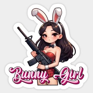 Tactical Bunny Girl Sticker